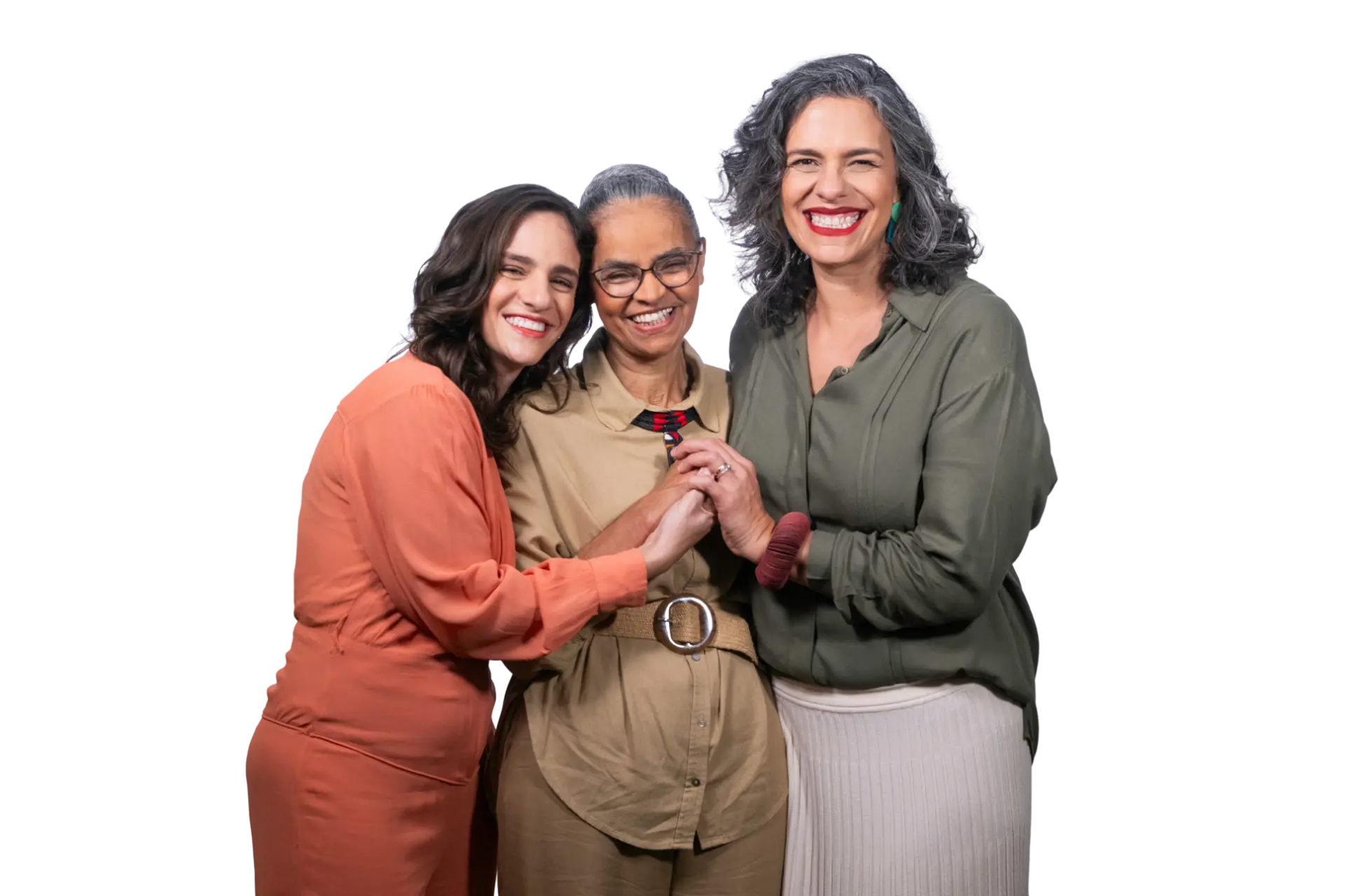 Marina Helou, Marina Silva e Marina Bragante juntas