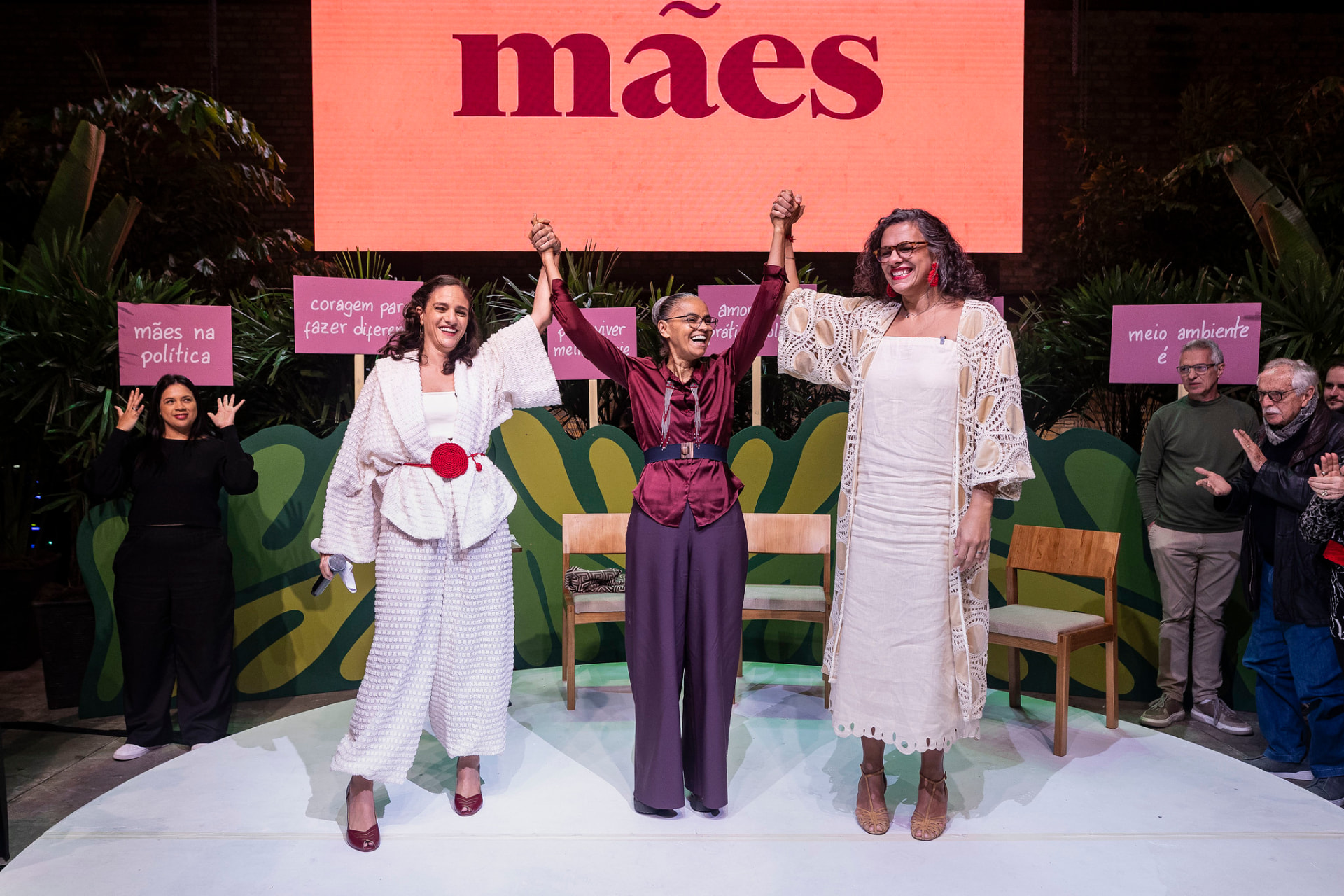 Marina Helou, Marina Silva e Marina Bragante juntas